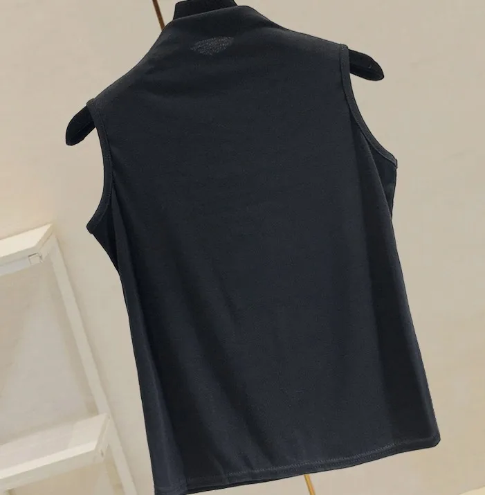 Женский короткий топ без рукавов облегающий с высокой талией для девушек лето