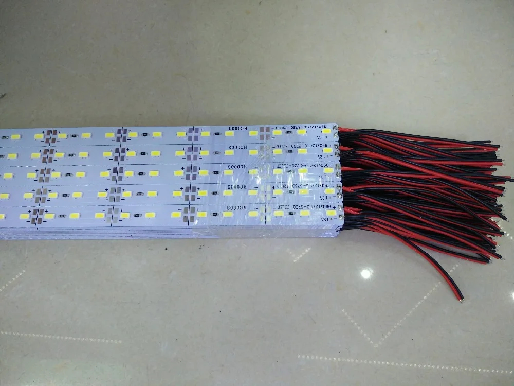 100 шт. * см оптовая продажа с завода DC12V 72 SMD 5630 5730 Светодиодная жесткая Жесткая
