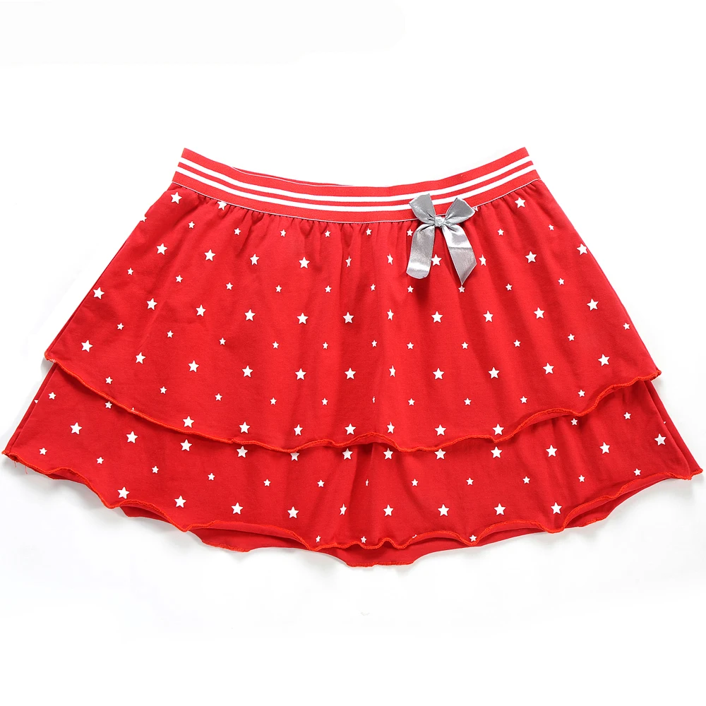 Летние юбки для девочек 5 стилей хлопковая Двухслойная юбка пачка маленьких