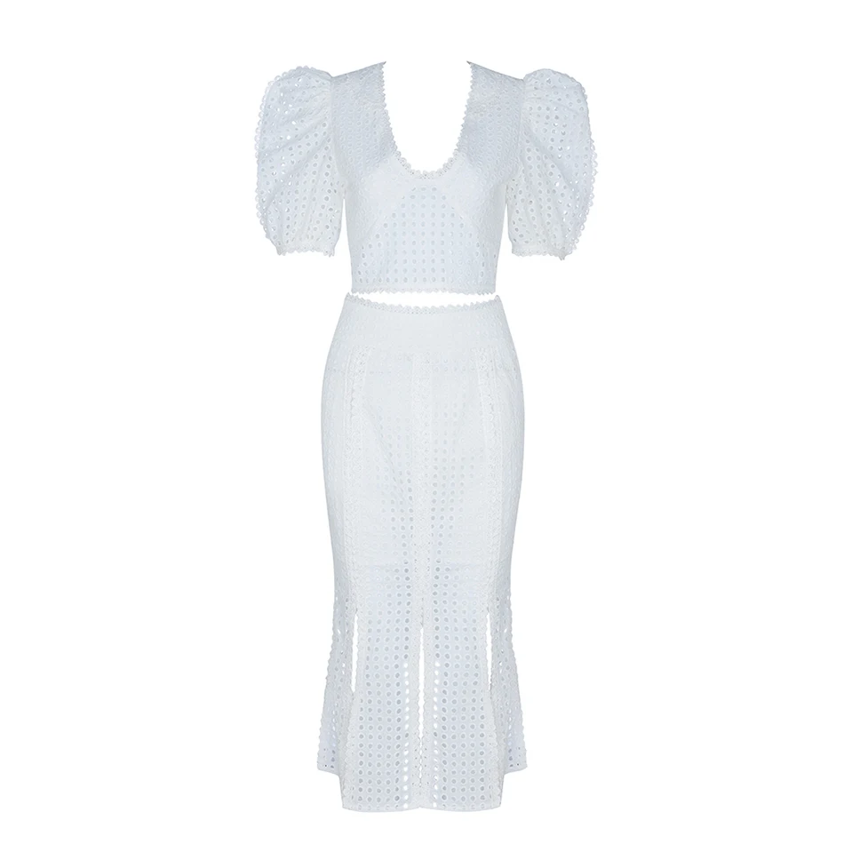 Seamyla новинка 2019 летнее платье Vestidos женское элегантное белое с вырезом для
