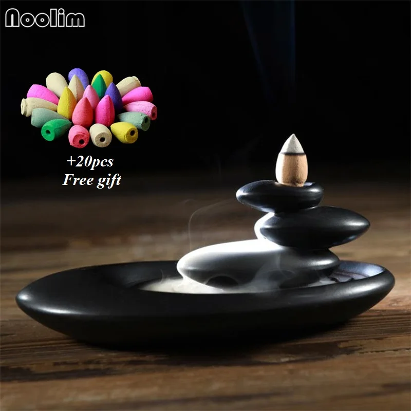 Ароматическая горелка Backflow для домашнего декора креативная керамическая