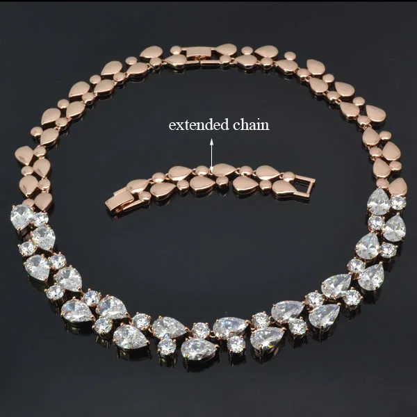 Роскошное женское ожерелье длиной 51 см длинное Моны Лизы с кубическим цирконием