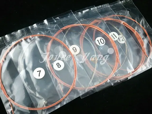 Alice A2012 12 струнные Струны для акустической гитары медные струны с покрытием из