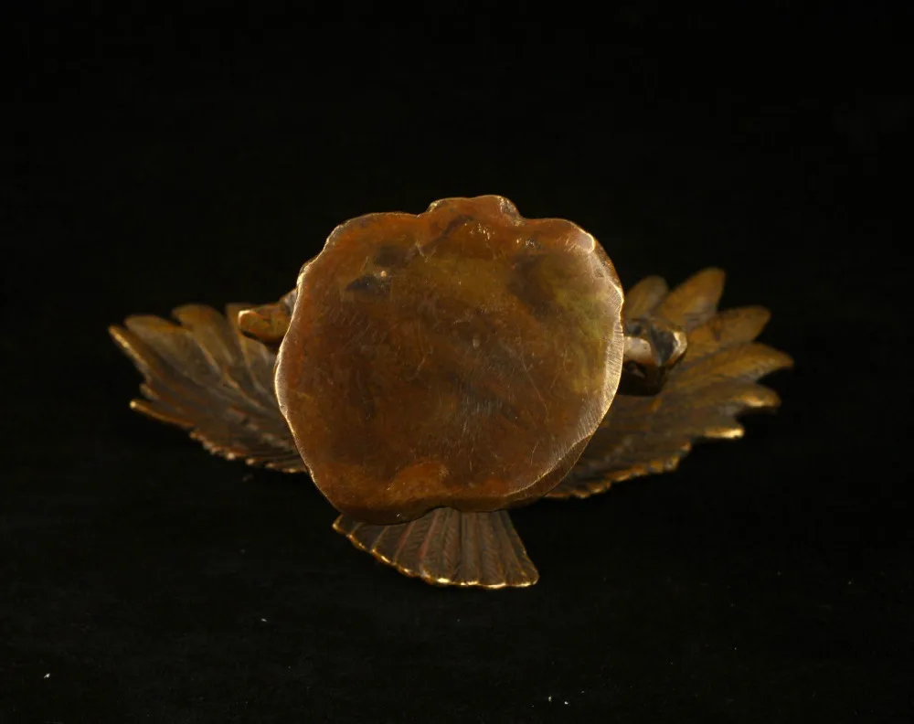 Винтажная Коллекция ручной работы старая бронзовая статуя орла | Дом и сад