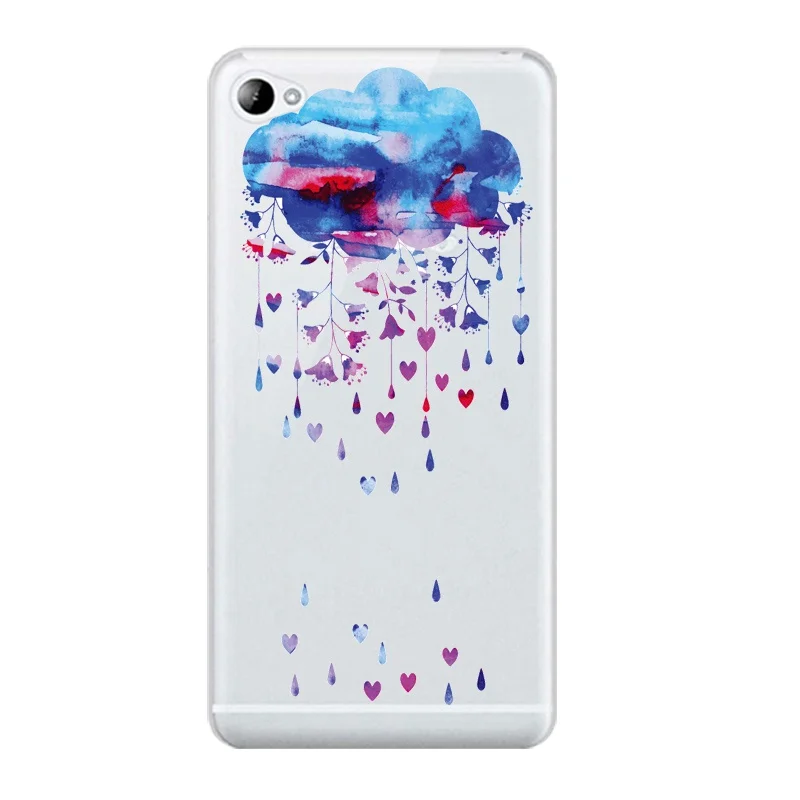 Мягкий прозрачный чехол из ТПУ с цветочным рисунком для Lenovo S60 S90 A2010 A1000 A5000 A7000 K4