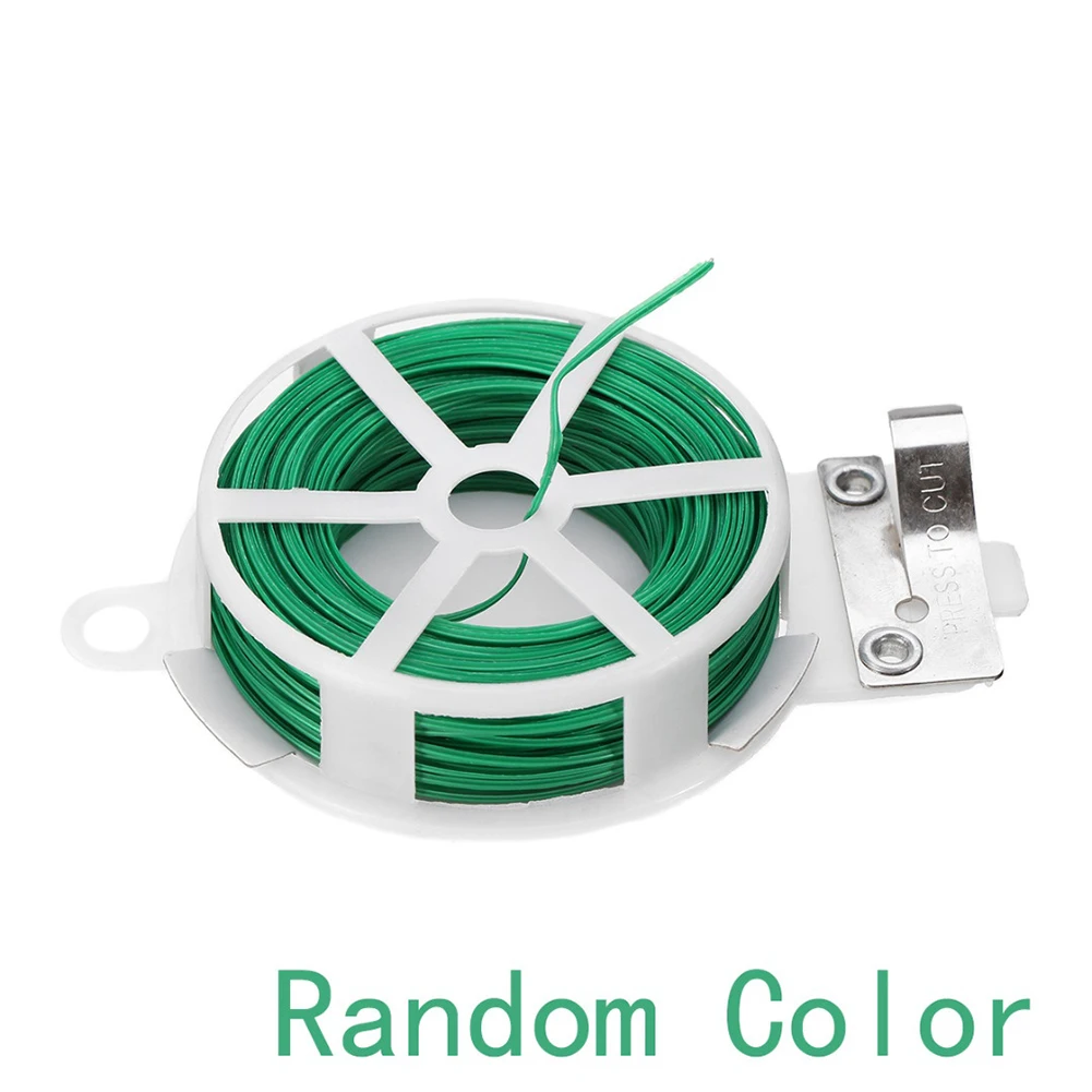 Прочный 3 м рулон проволоки твист Галстуки садовый кабель растительного