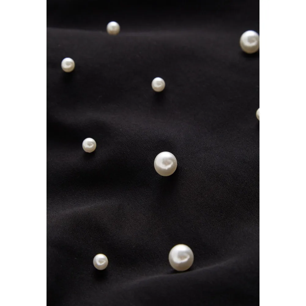 Women Jeans new Pants Skinny Pearl Beaded Front Jeans Summer Spring Mid Waist Zipper Fly Long Denim Casual Pants