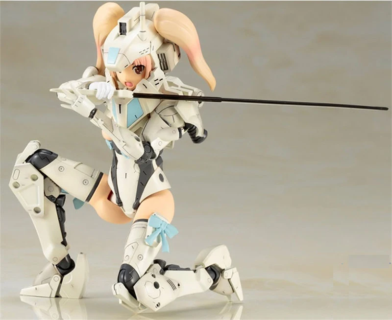 Kotobukiya аниме рамка руки девушка белый тигр собранная фигурка Коллекционная модель игрушки для детей Рождественский подарок