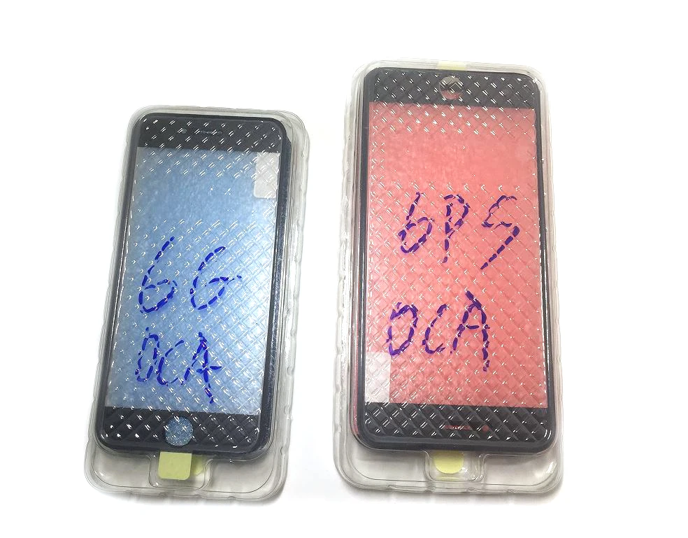 10 шт холодное нажатие 3 в 1 переднее стекло экрана с рамкой OCA для iphone 5 5s 6 6s 7 7g 8 8p X plus ремонт Черный Белый Замена