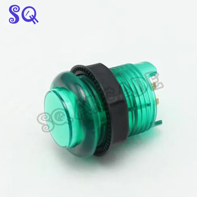 50 шт./лот 28 мм Хрустальные шарики аркадные светодиодные кнопки с подсветкой