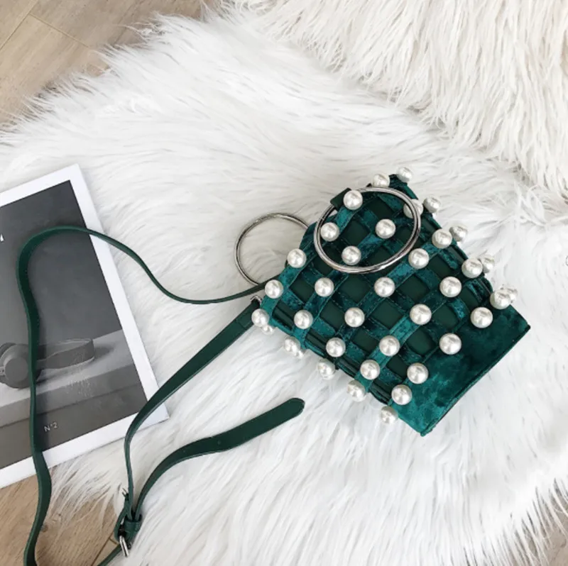 Зимняя женская модная брендовая сумка высокого уровня на заказ велюровая через