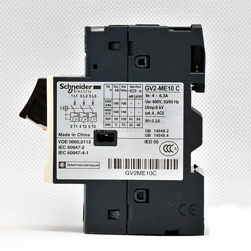 Новый оригинальный Schneider GV2ME10C защита двигателя автоматический выключатель GV2-ME10C