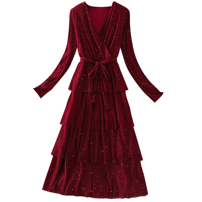 Весенне осеннее платье женская одежда 2020 винтажное элегантное корейское