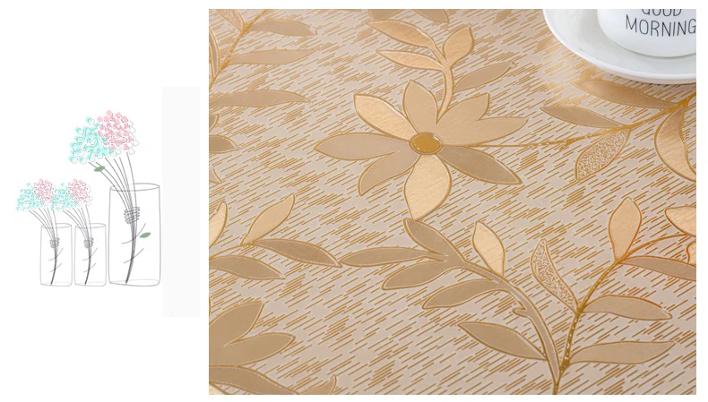 coloured soft glass table cloth, plastic table mat Rectangle Waterproof table Oil cloth Table Cover Decor Kitchen Table cloth