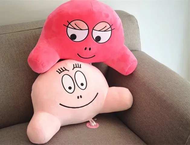 Редкие большой Barbapapa талии подушка Barbapapa U шеи Подушка Мягкая аниме плюшевая игрушка в подарок