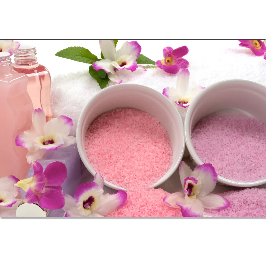 Настенное художественное полотно печать на холсте Spa Body Nail Salon массажное