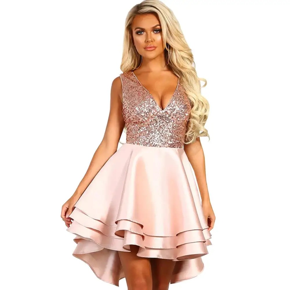 Элегантный блесток Формальные Вечеринка платье Для женщин линии Длинные платья