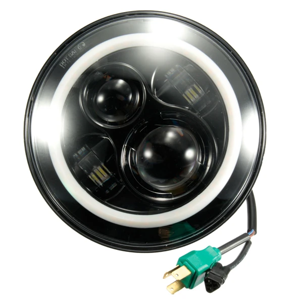 Светодиодный лампочка для фар 7 дюймов с кольцом ангельских глаз Halo &amp DRL