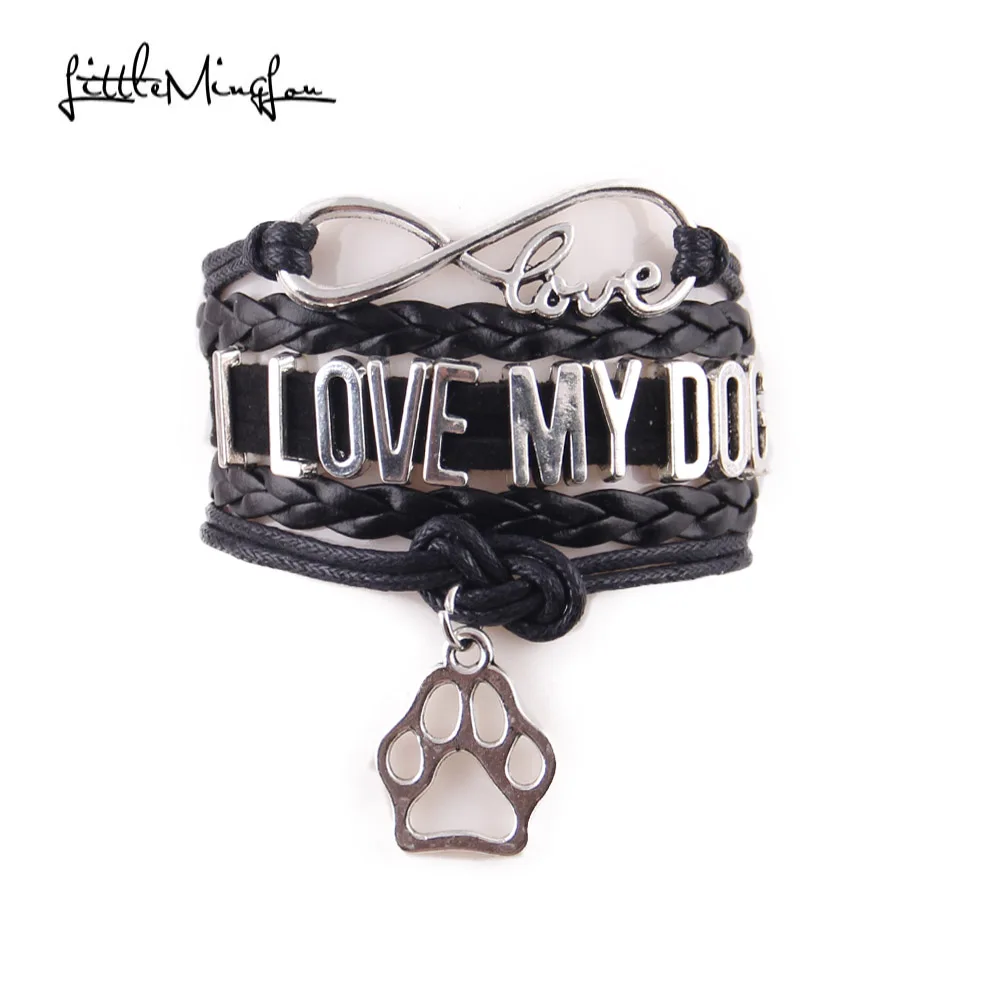 Браслет с подвеской в виде собачьей лапы|dog bracelet|men braceletlove dog bracelet |