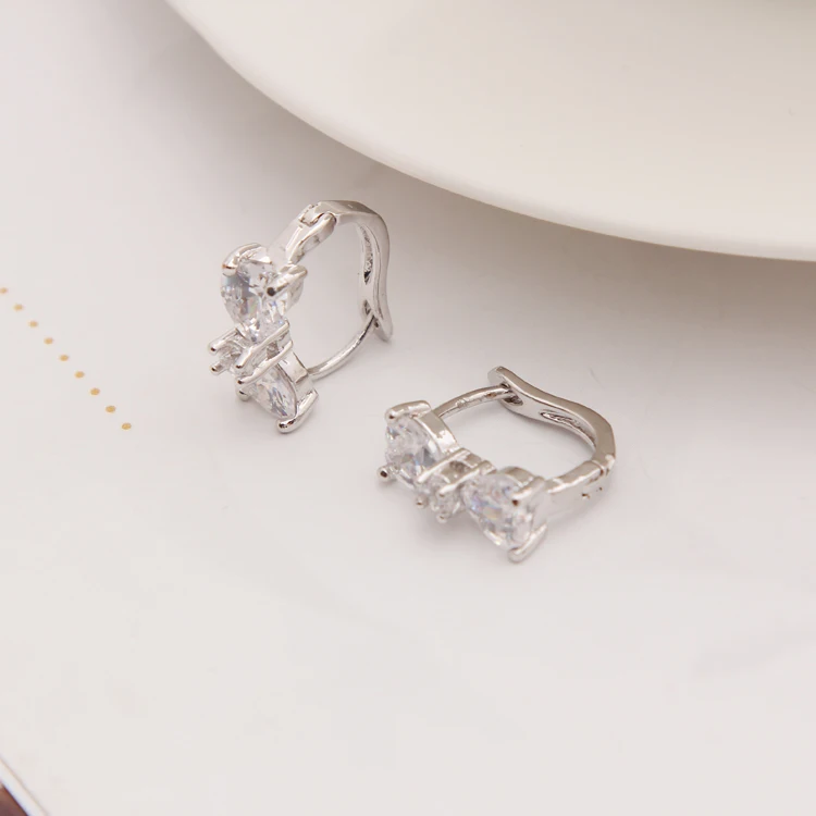 Милые дизайнерские серьги кольца с бантом для женщин модные роскошные свадебные