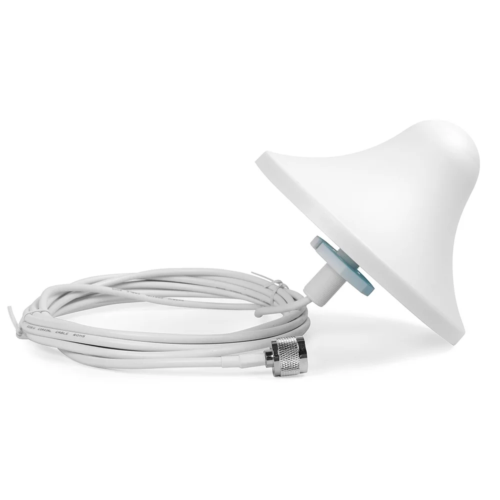 5dBi 800-2500MHz Indoor antenna 2G 3G 4G Ceiling internal Antenna with N Male Connector 10m Cable for 3G Signal Booster Repeater
