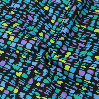 color 21 1 метр цветок плед простой хлопок ткань ручной работы DIY одежды платье детская одежда хлопок T528 - Цвет: color 21