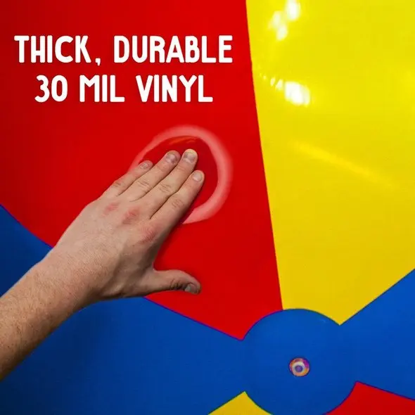 Бесплатная доставка 2 м (78 дюймов) Гигантский коммерческий ПВХ Радужный пляжный