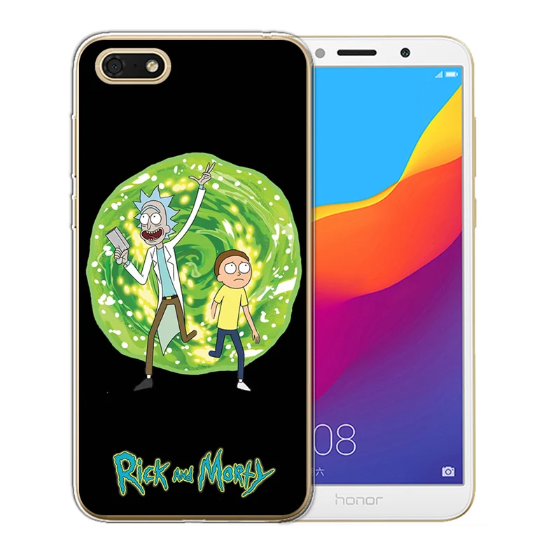 Luxury fashion Rick And Morty Phone Case Cover For Huawei Mate 20 Pro Lite Honor 6A 6X 7 7X 7C 7A 8 8X 9 10 funda shell capa |