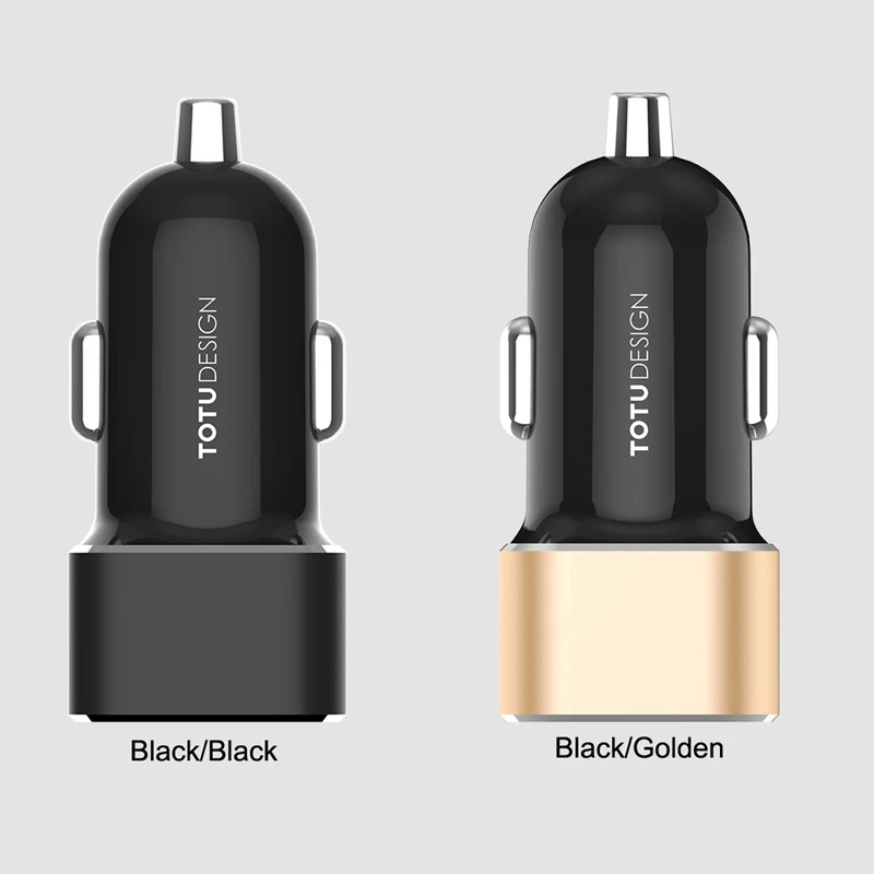TOTU Автомобильная usb-зарядка для мобильного телефона с светодиодный экраном Smart Auto