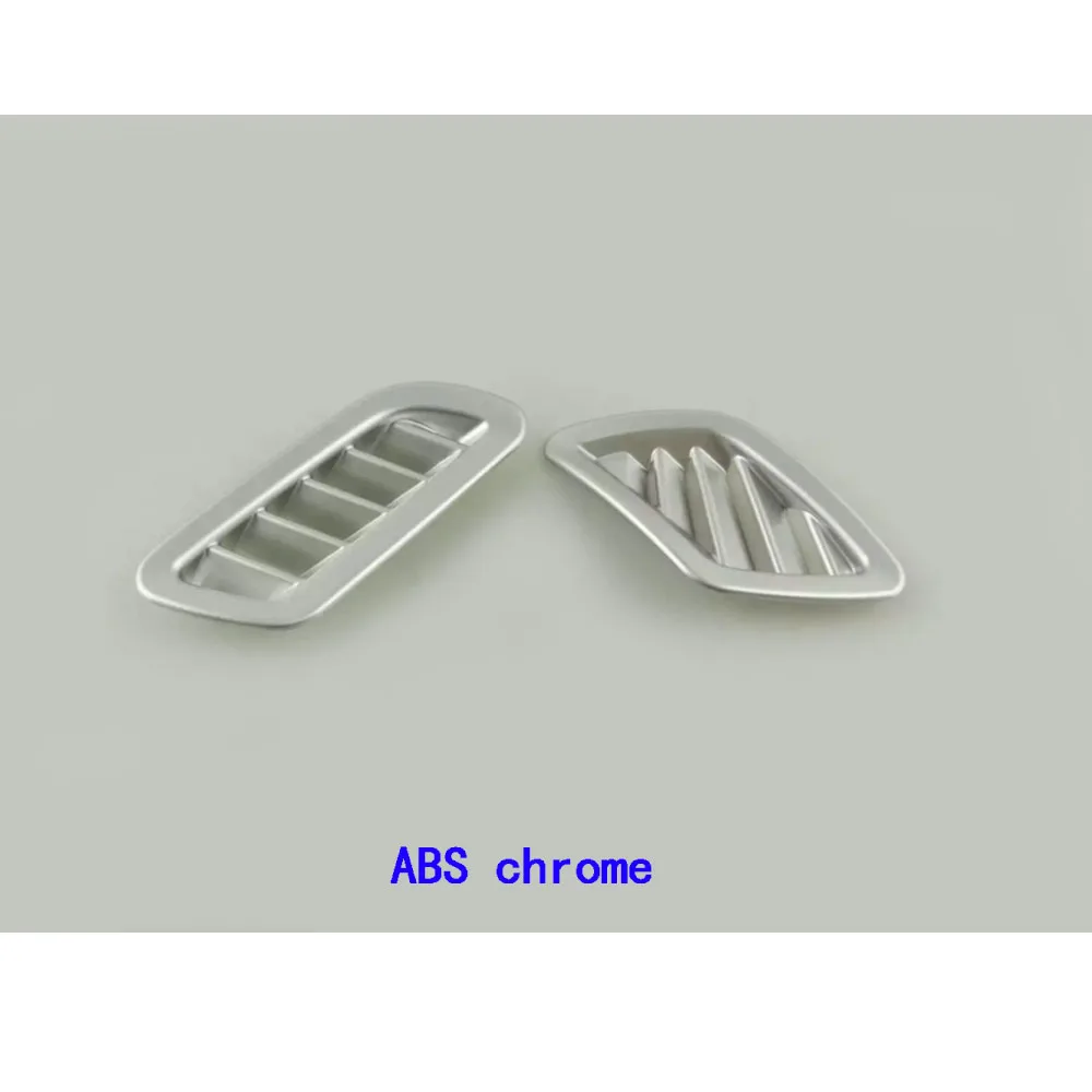 For Jeep Renegade 2016 2017 2018 car inner inside front Air conditioning Outlet Vent styling garnish cover frame trim parts 2pcs |