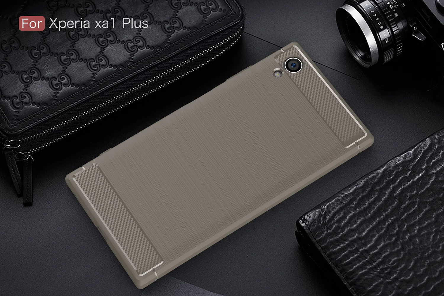 Чехол для телефона sony Xperia XA1 Plus XA1plus для sony XA 1 PLUS G3426 G3423 G3416 G3412 G3421 матовый Силиконовый чехол из углеродного волокна