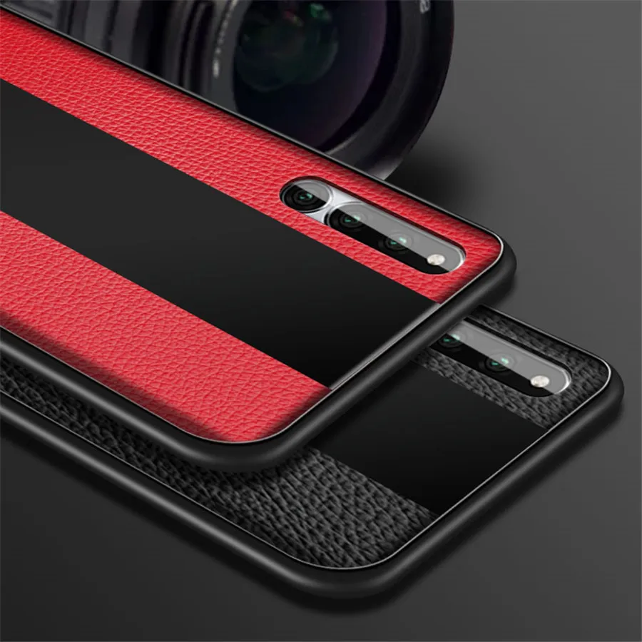 Для Huawei Honor Magic 2 PU кожаный чехол для телефона magic2 TPU мягкая граница стекло