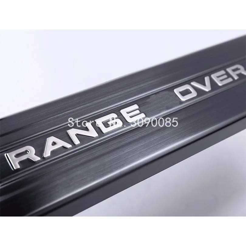 4 шт./компл. порог двери из нержавеющей стали накладки для Land Rover Range Sport 2014 2016