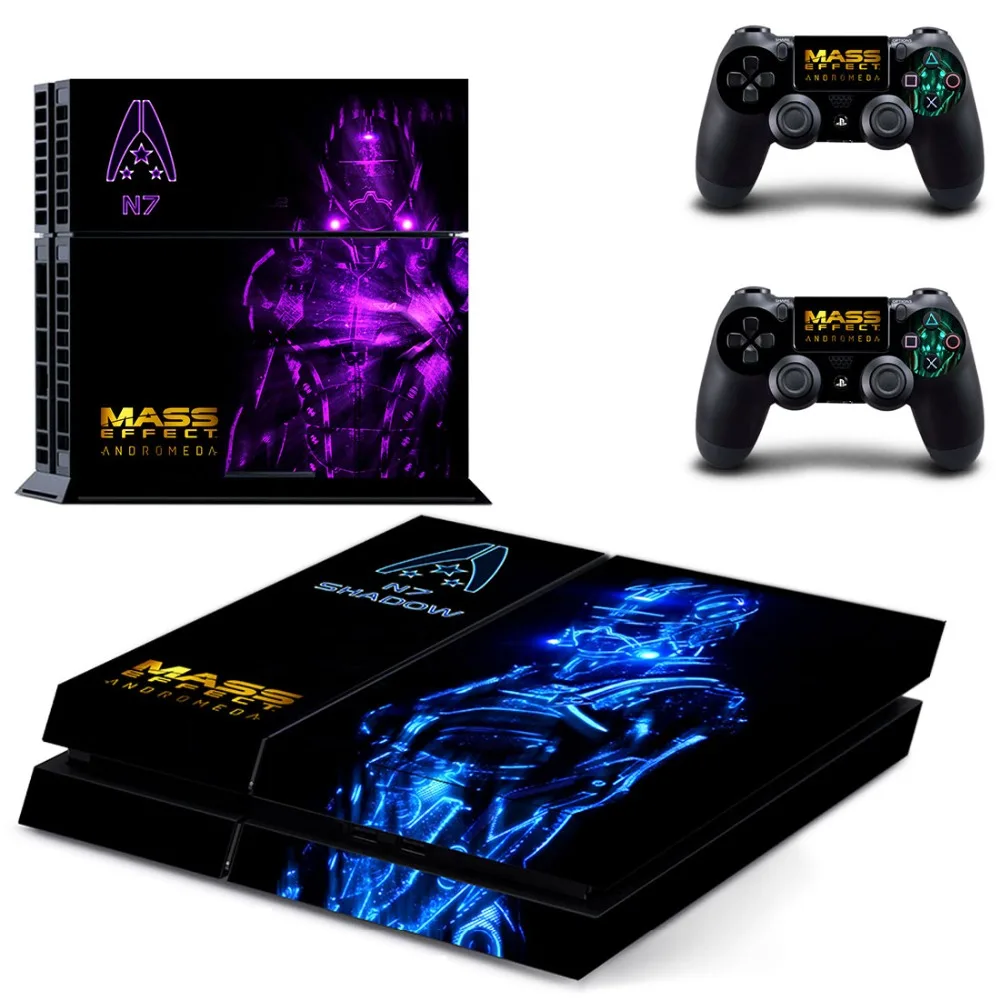 Виниловая наклейка для игровой консоли Playstation 4 и 2 контроллера PS4 Skin Sticker