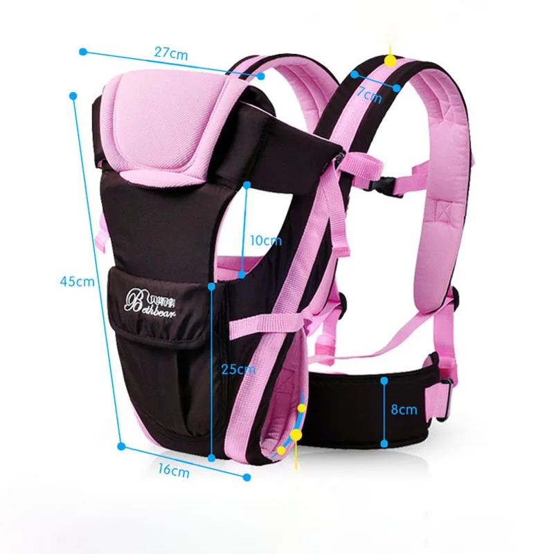 

Baby Backpack Carrier New Ergonomic Baby Sling Breathable Multifunctional Front Facing Kangaroo Baby Bag 2-30 Months Infant Wrap