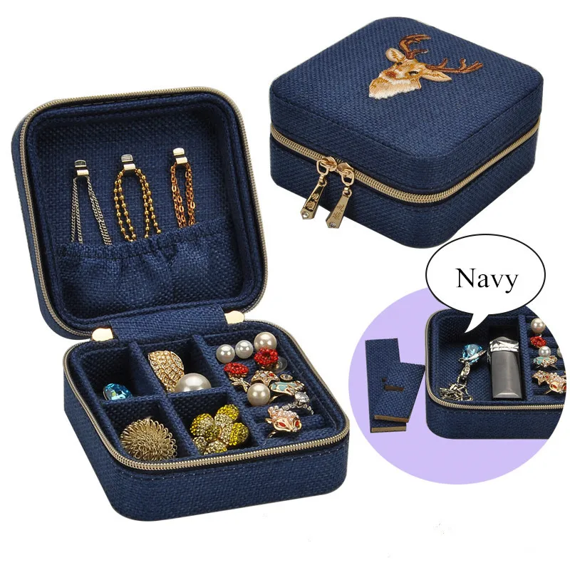 Новинка 2019 бархатная шкатулка для ювелирных изделий 3 цвета крючок сережек