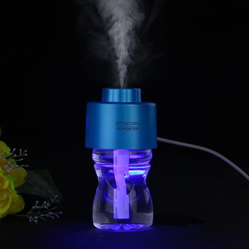 Ночник второе поколение bottle cap увлажнитель с бутылкой обновленную версию мини USB