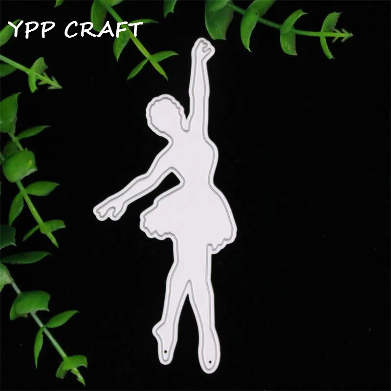 Металлические штампы YPP для танцев балерины металлические высечки скрапбукинг