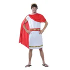 Костюмы на Хэллоуин, арабский принц, красная плащ, гладиаторы, римский солдат, Джулиус, Цезарь, Взрослый мужской костюм, косплей, вечернее платье