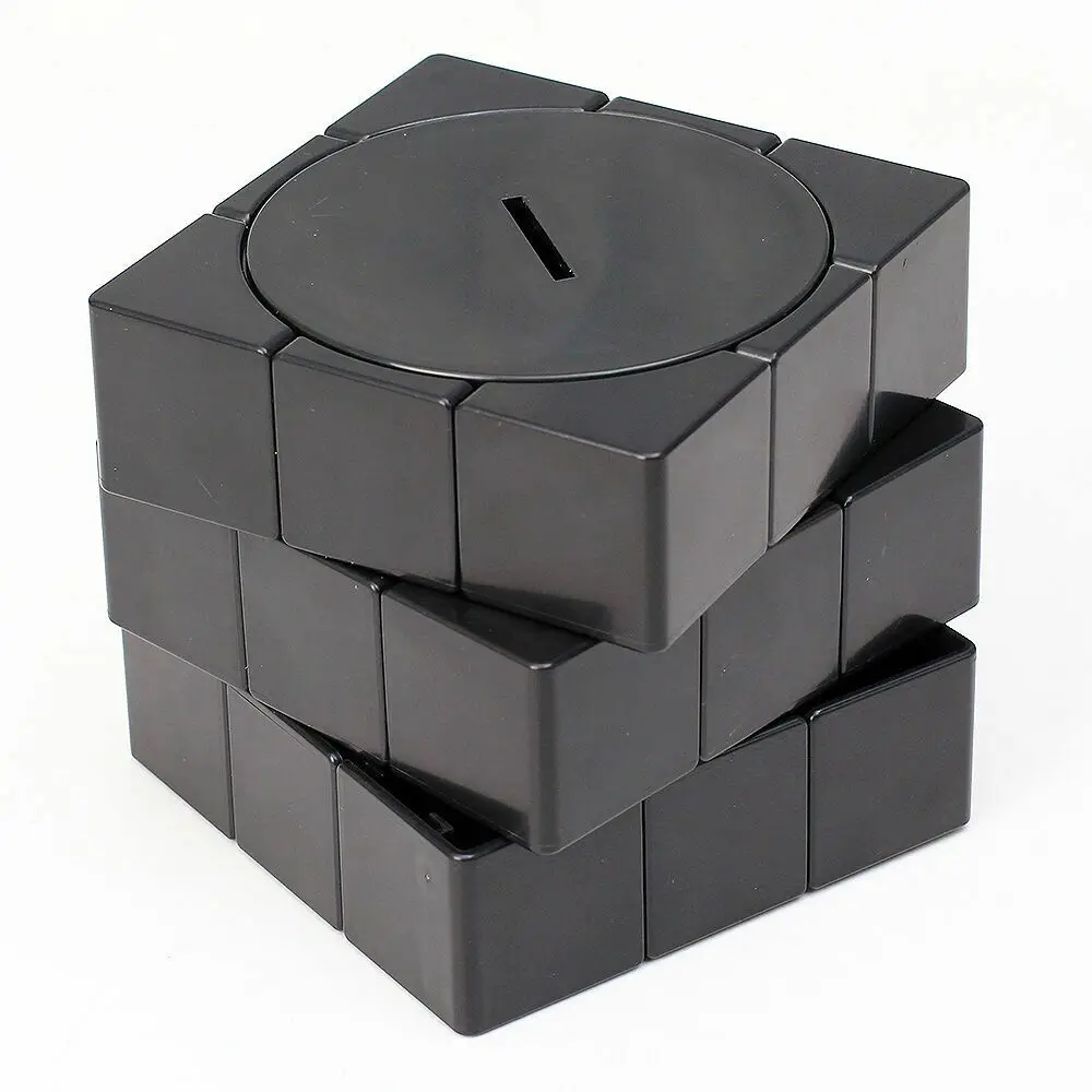 Z-Cube 3x3x3 скорость магический куб Копилка черный Твист Головоломка рождественские игрушка мозг тизер черный интеллект подарок безопасный АБС ультра-Гладкий
