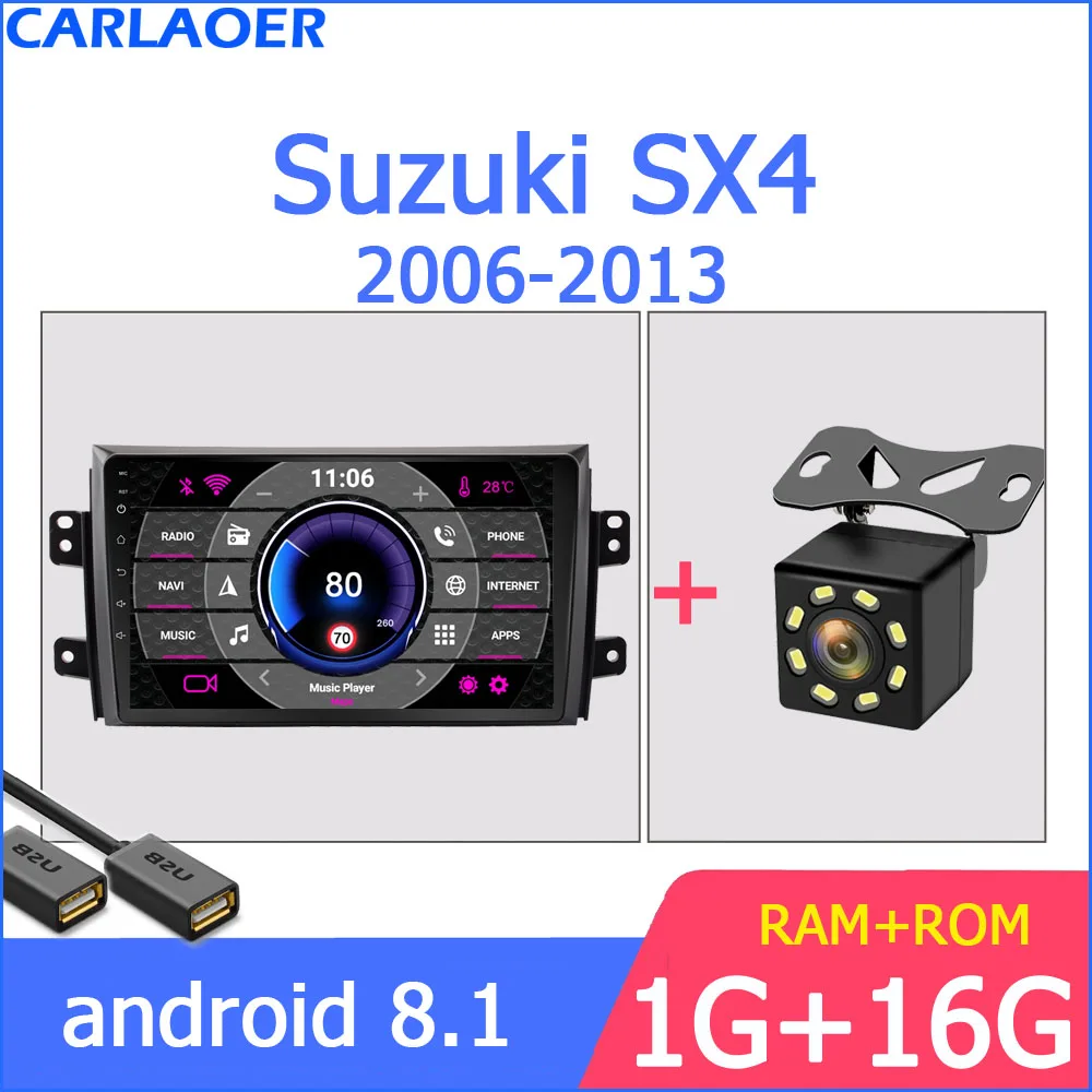 2 din Android gps для Suzuki SX4 2006 2007 2008 2009 2010 2011 2012 2Din автомобиля магнитола Регистраторы стерео WI-FI RDS автомобильный dvd плеер