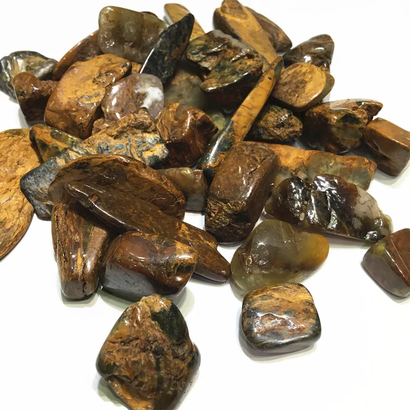 100 г натуральный полированный желтый Pietersite Tumbled драгоценный камень кристалл камень для украшения дома