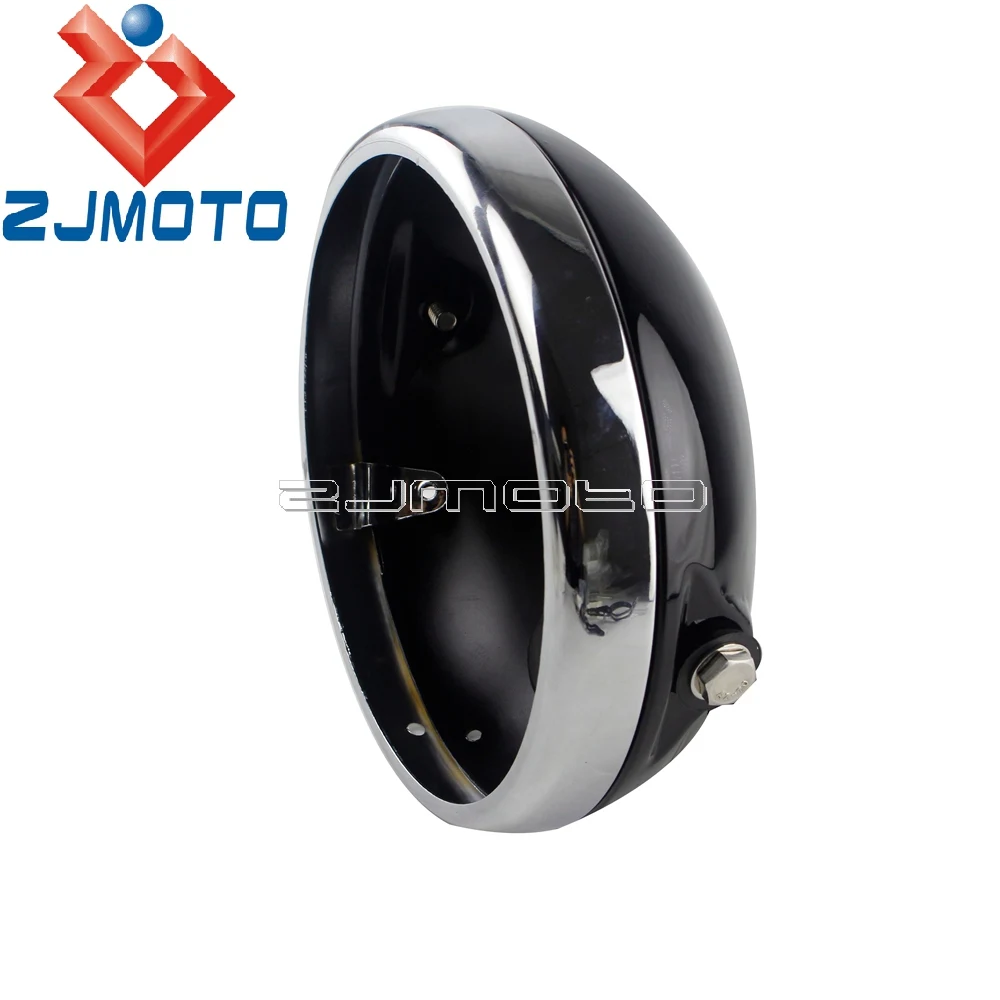 Универсальный хром кольцо мотоцикл 7 &quotс круглой головкой светильник