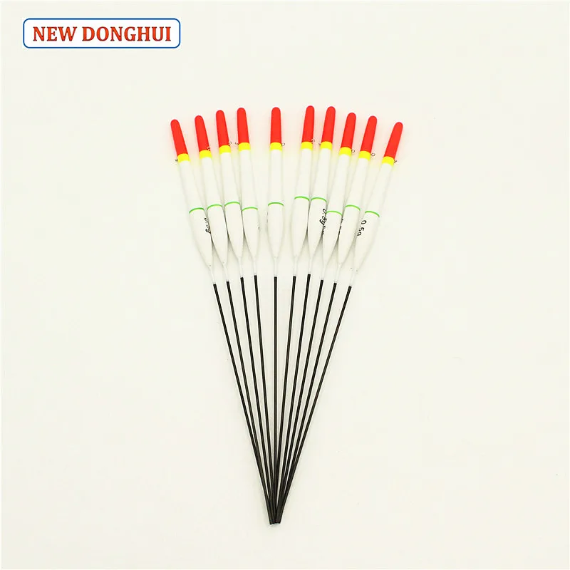 Newdonghui 10 шт./лот красный Поплавки Рыбная ловля поплавок fluctuator 0.5 г плавучести OEM