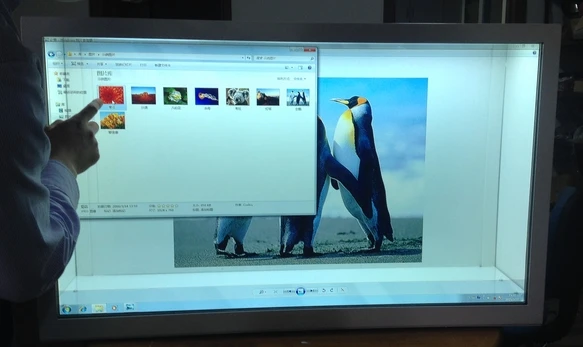 42 47 55 65 82 дюймов TFT HD прозрачный ЖК сенсорный интерактивный цифровой дисплей windows 8