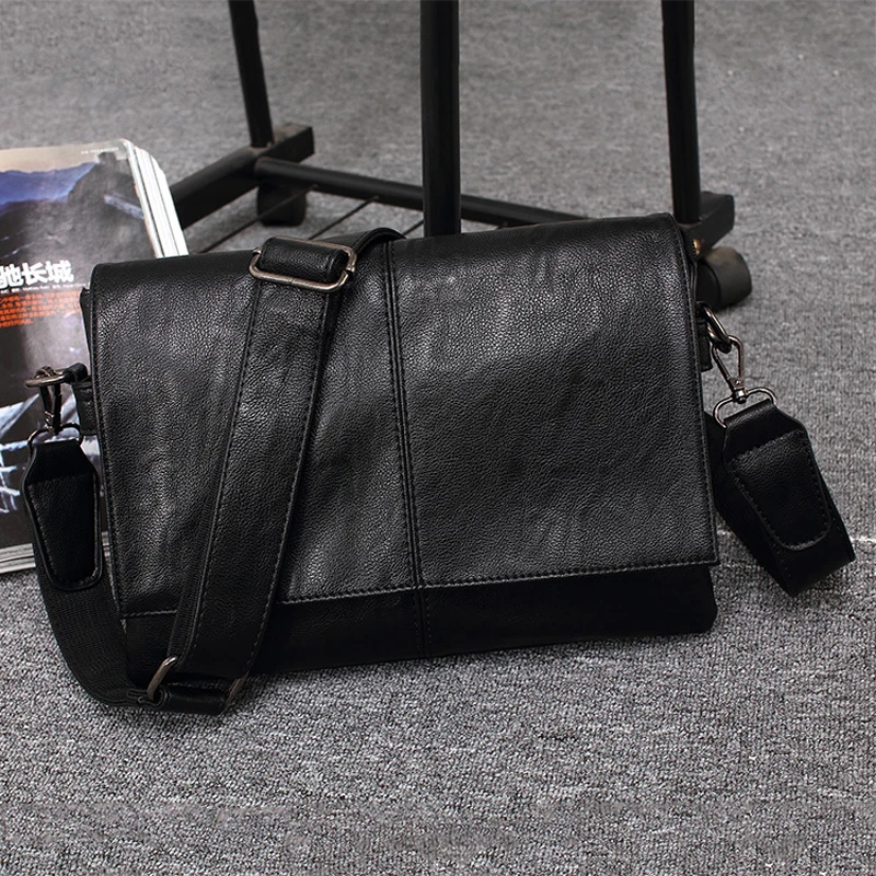 Мужские классические сумки-мессенджер модные деловые сумки на плечо 2017 | Багаж и
