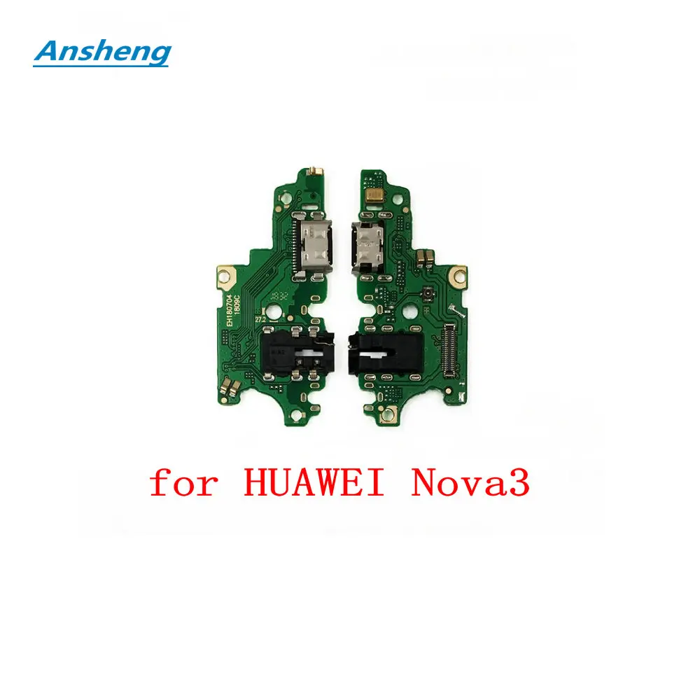 USB-кабель Ansheng для зарядки и док-станции гибкий кабель huawei Nova3 Nova 3 мобильный