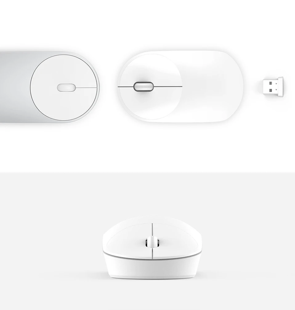 Оригинальная Xiaomi mi, портативная мышь Youth Edition, Беспроводная оптическая, 2,4 ГГц, пульт дистанционного управления, беспроводная mi ce для Windows 7 8 10 Mac iOS 10,8