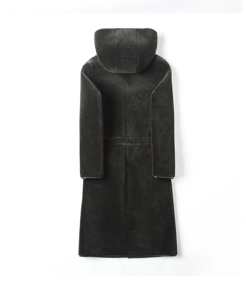 Женское удлиненное пальто из иск. кожи OFTBUY искусственной на подкладке