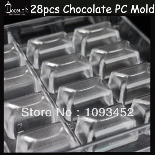 28 Cavities New Design Hard Polycarbonate Jelly Mold Candy Mould Chocolate Maker confectionery formas para chocolate | Дом и сад